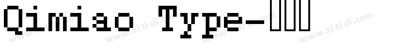 Qimiao Type字体转换